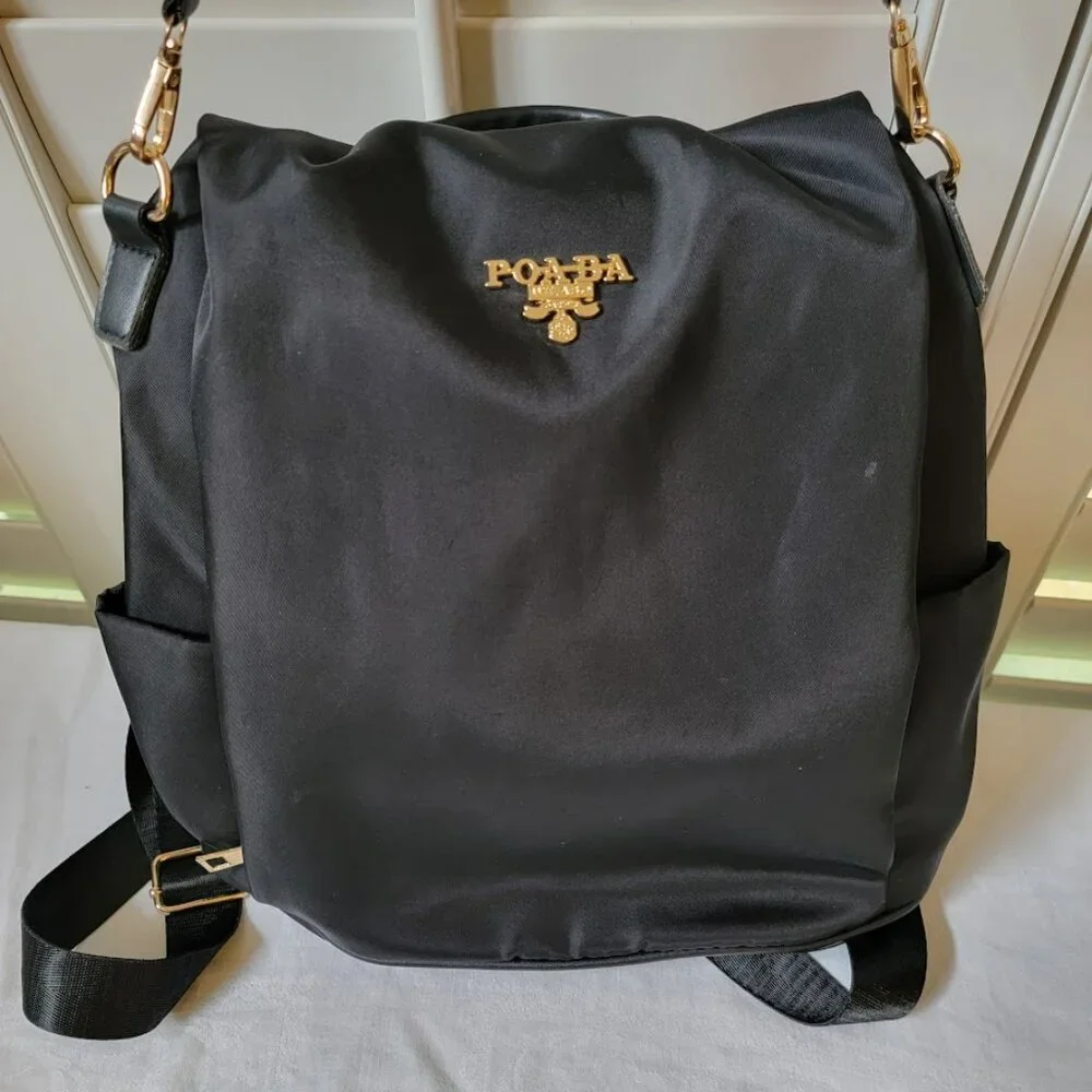 🎒 POABA Anti Theft Backpack - Black - Picture 3 of 10
